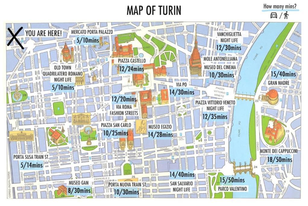 Апартаменты Old Town-Porta Susa Free Parking Modern Flat X6 Турин Экстерьер фото